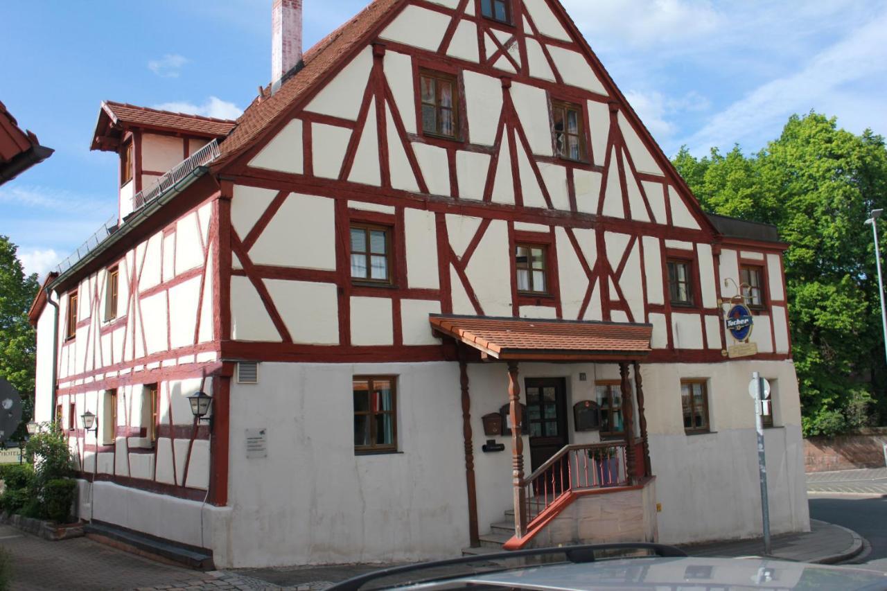 Hotel Zur Friedenslinde Nuremberg Bagian luar foto